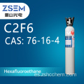 Hexafluoroetano CAS: 76-16-4 C2F6 Alta pureza 99,999% 5N para gas grabador de semiconductores